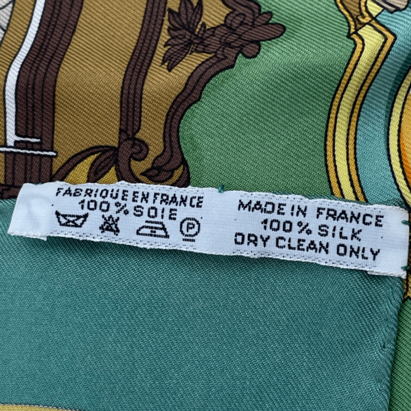Hermes Carre 90 In Salzburg At Salzburg Scarf Silk Green