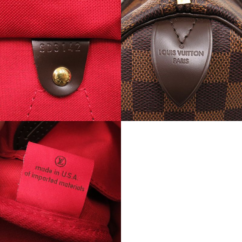 Louis Vuitton Speedy 25 Damier N41365 Handbag LV 0149 Louis Vuitton