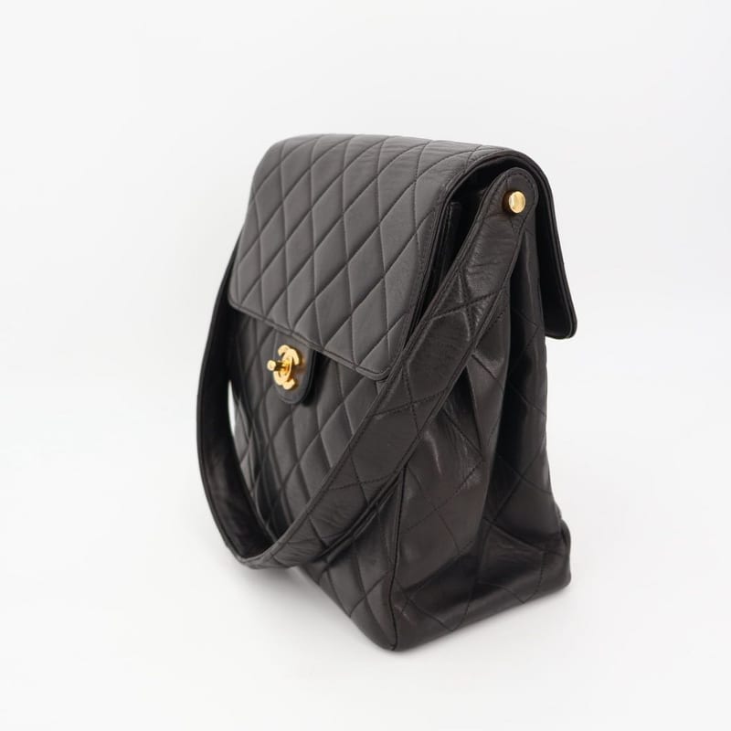 Chanel Coco Mark Shoulder Bag Matelasse Handbag