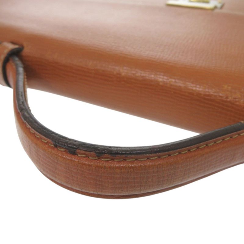 Loewe Leather Brown Business Bag Brown 1519 Loewe