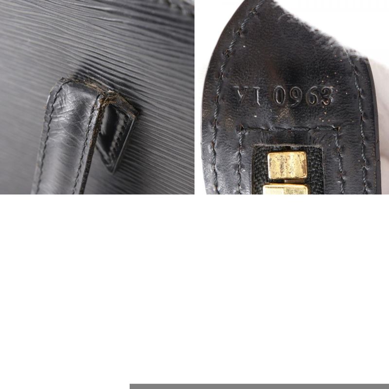 Louis Vuitton Saint-jacques PM M52272 Epi Leather Noir Black Vi0963 Ladies