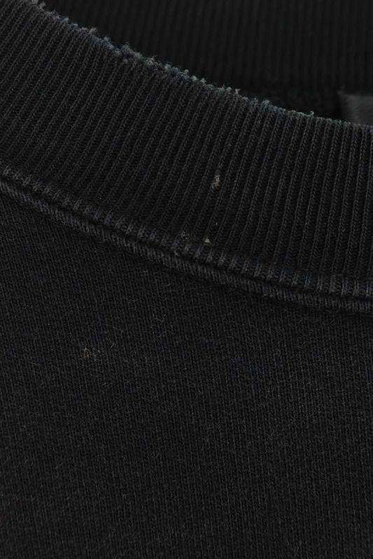 Balenciaga 676629 Tlva9 Vintage Finish Logo Print Sweatshirt Men's S