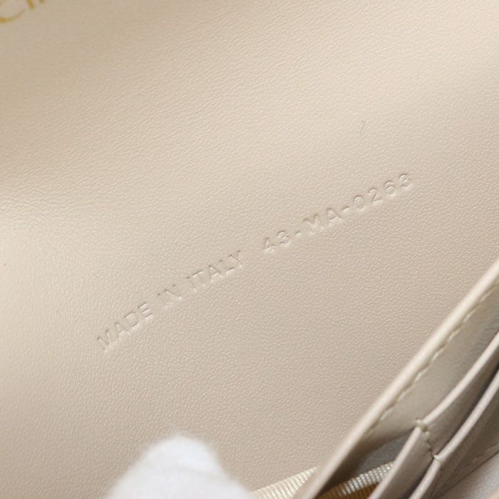 DIOR Long Flap Wallet 30 Montaigne Long Wallet With Din Fold Coin Purse Leather