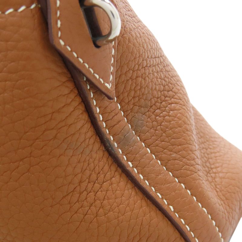 Hermes Bolide 31 Gold Silver Hardware Handbag Taurillon Women