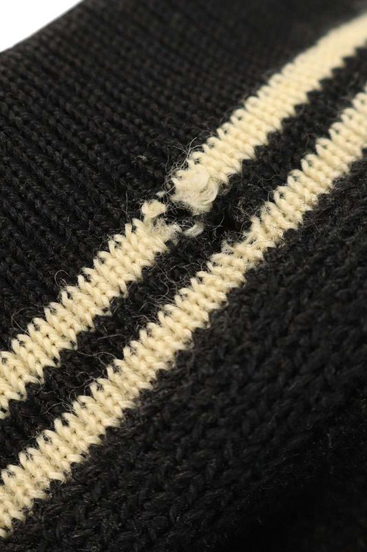 Saint Laurent Paris 14AW 354718 Y580f Wool Gabardine Leather Trim Stajan