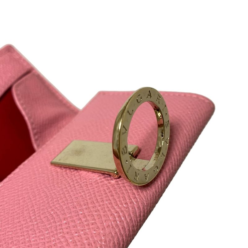 Bvlgari Coin Case Bvlgari Pink Leather
