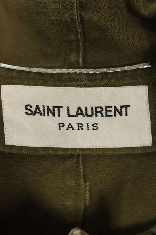 Saint Laurent Paris 14SS 337875 Ym33n Tail Military Mod Coat Men's 44