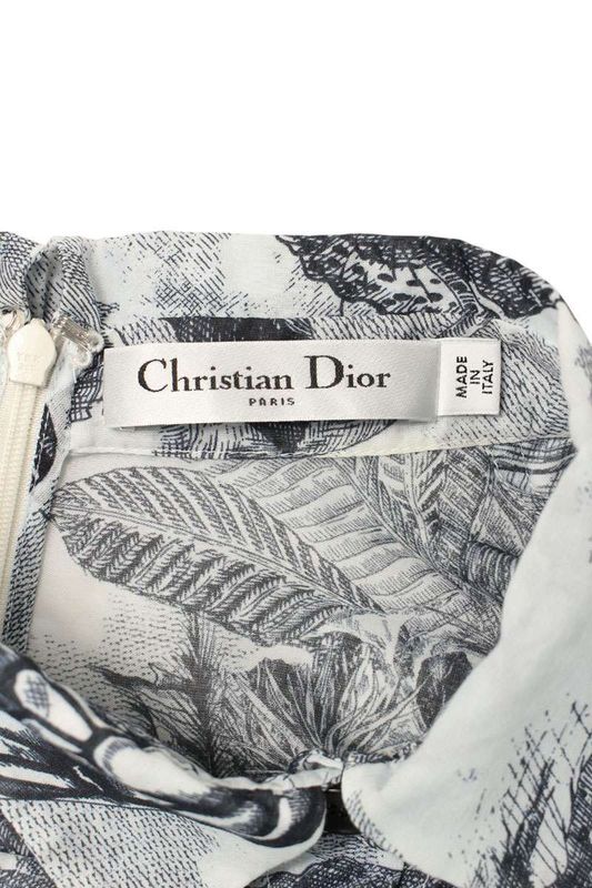 Christian Dior Toile De Jouy All Over Dress Women