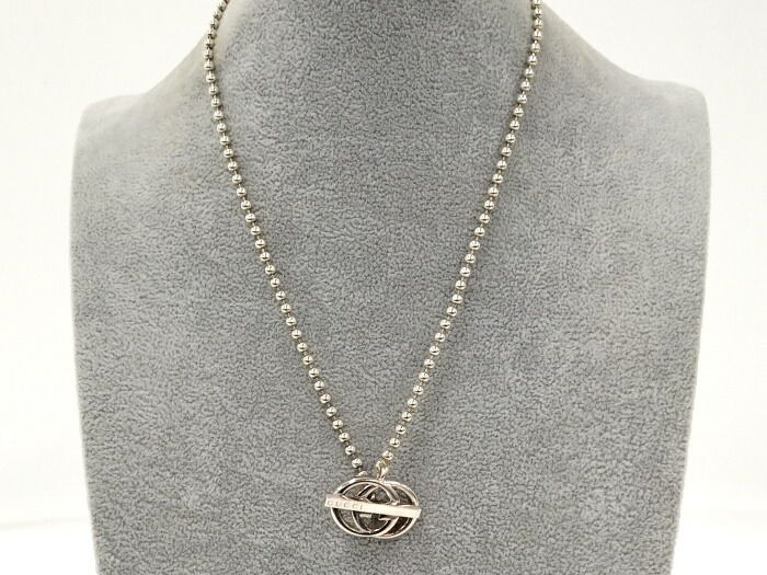 Gucci Interlocking G Necklace Sv925 Silver 216435