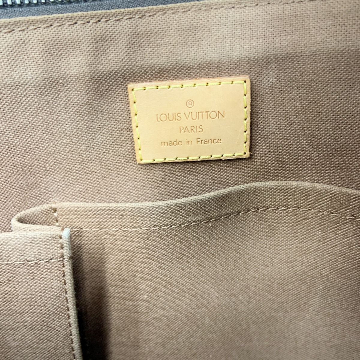 Louis Vuitton Monogram Popincourt Eau Shoulder Bag M40007 Brown