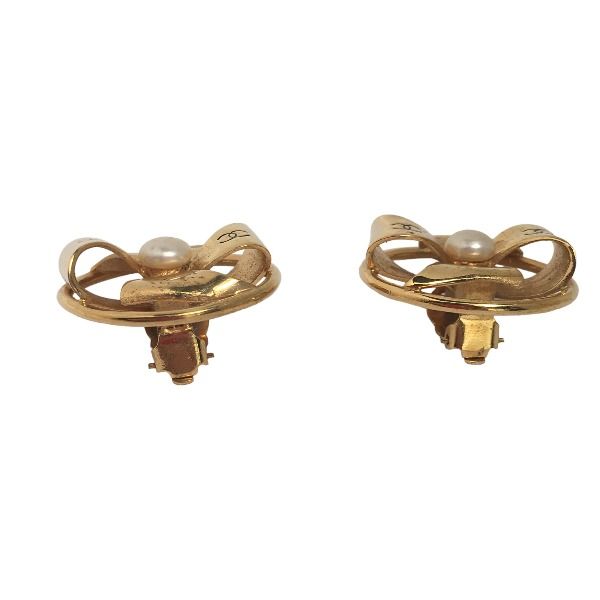 Chanel Earrings Large Earrings Coco Mark Earrings Chanel Gold