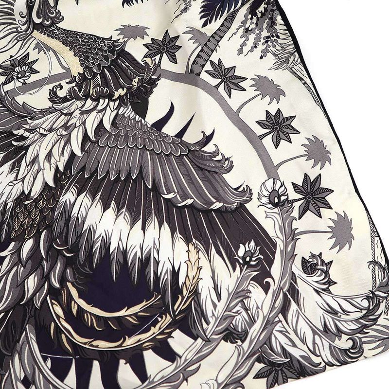 Hermes Mythiques Phoenix Myth of the Phoenix Twill Raine Top Black 36