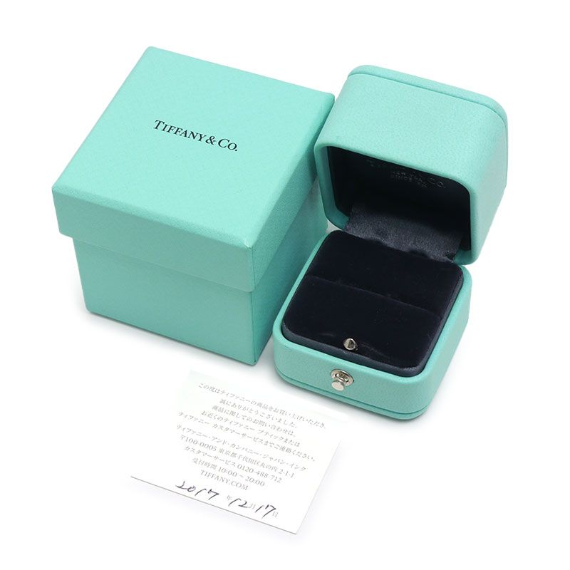 Tiffany & Co Harmony Ring Size Approx 5.5 Pt950 Diamonds 0.22ct