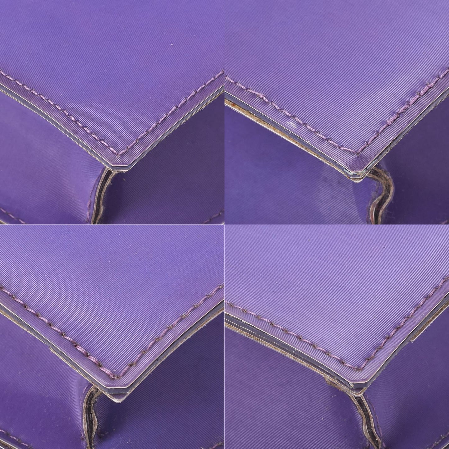 Chanel Shoulder Bag Coco Mark Logo Hologram Purple Silver Hardware Women's Bag