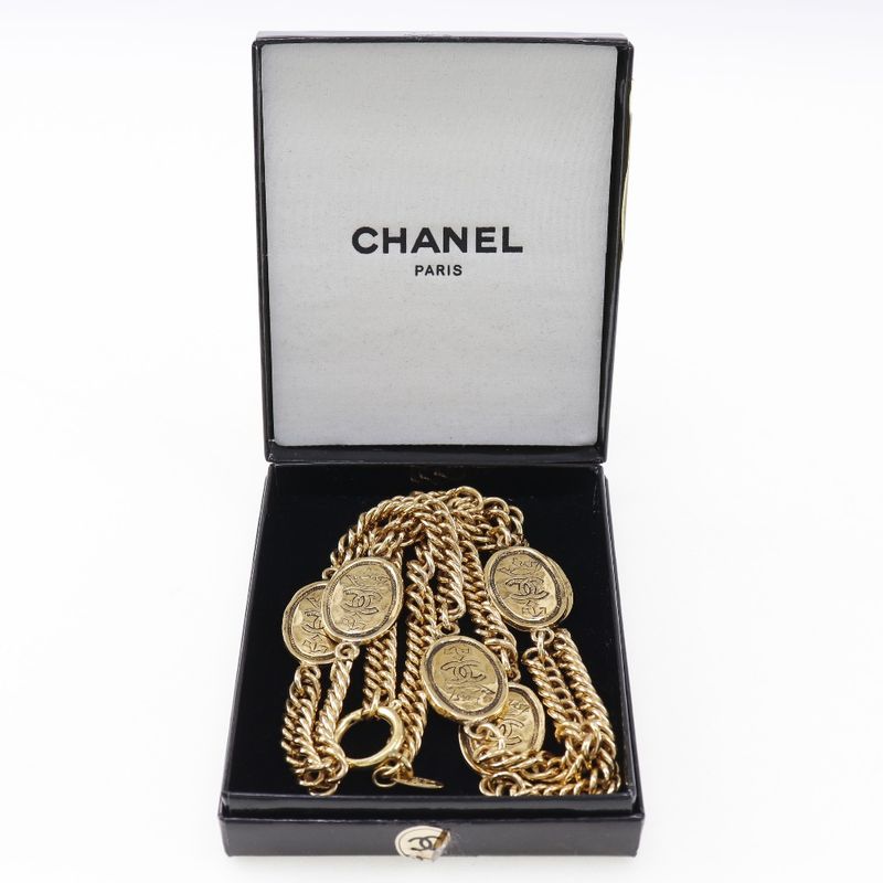 Chanel Gold Plated Gold 26 Ladies 111.6g Necklace