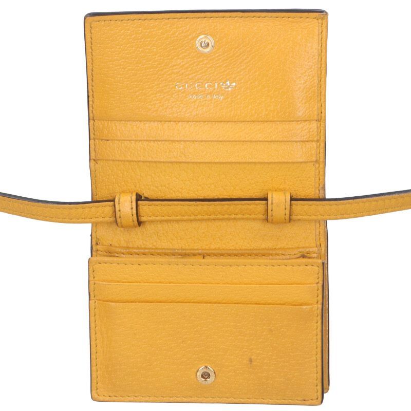 Gucci X Adidas 702248 Horsebit Shoulder Strap Wallet For Men