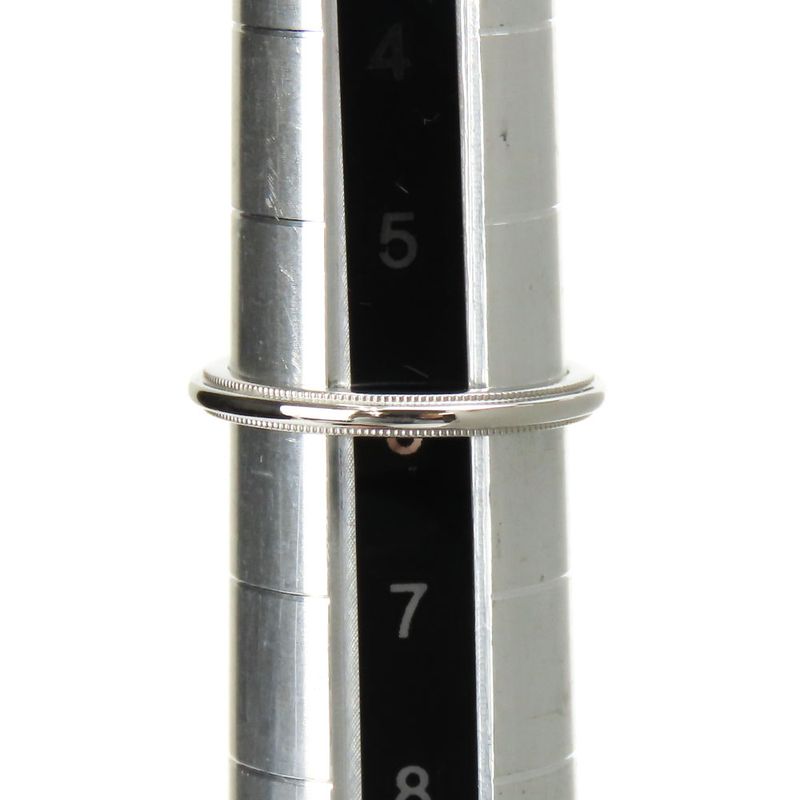 Tiffany & Co Ring / Ring Millegrain Pt950 Approx 2.9g Platinum Jewelry Ladies