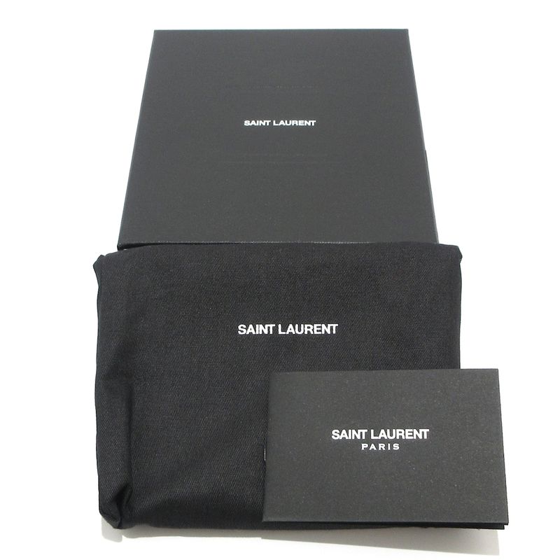 Saint Laurent Paris Wallet - 453276 Black Leather