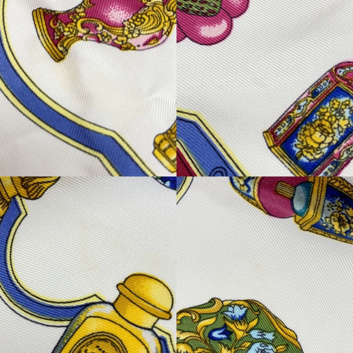 Hermes Carre 40 Qu Importe le Flacon Perfume Bottle Silk Scarf