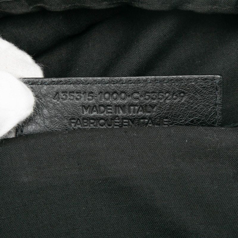 Balenciaga Classic Backpack 435315 Black Leather Men's Balenciaga