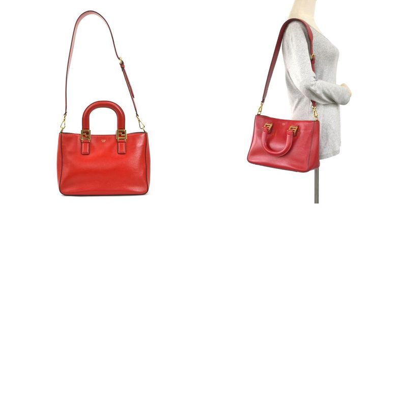 Fendi Shoulder Bag Handbag FF Tote Small 8bh367-a9y0