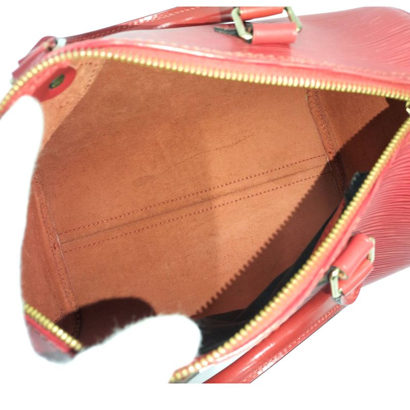 Louis Vuitton Speedy 25 Mini Boston Bag Epi Leather Castilian Red M43017