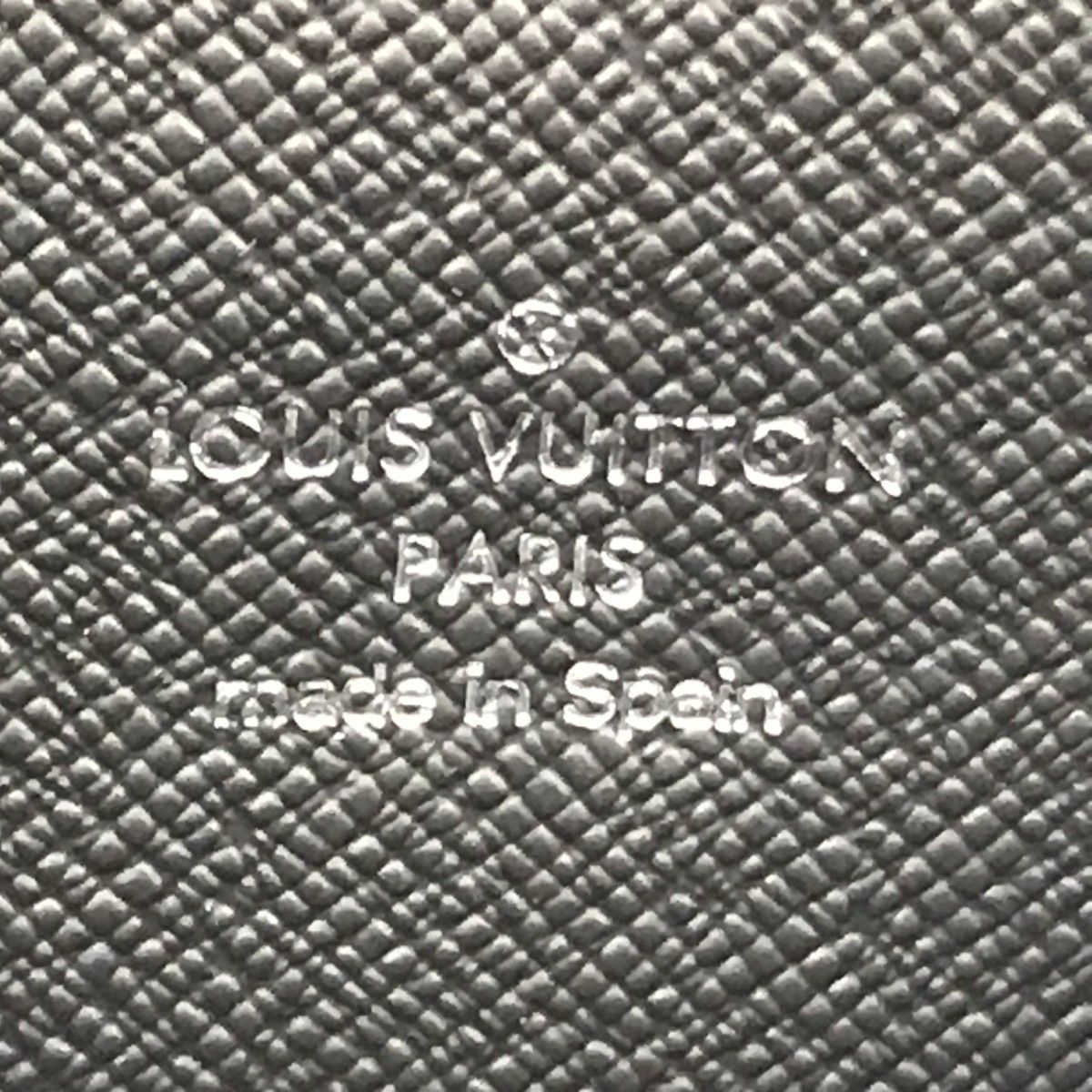 Louis Vuitton Long Wallet Zippy Wallet Monogram Horizontal M11611 Black