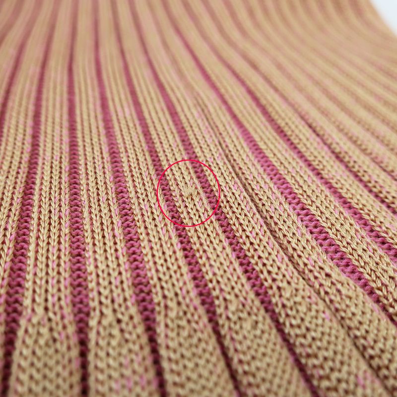 Gucci Skirt Beige X Pink Notation Size S Waist Togo Mug Rayon Cotton