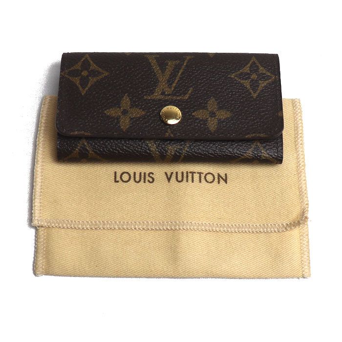 Louis Vuitton Multicles 4 Key Case Monogram Brown M62631 Ra1151 Ladies Preowned