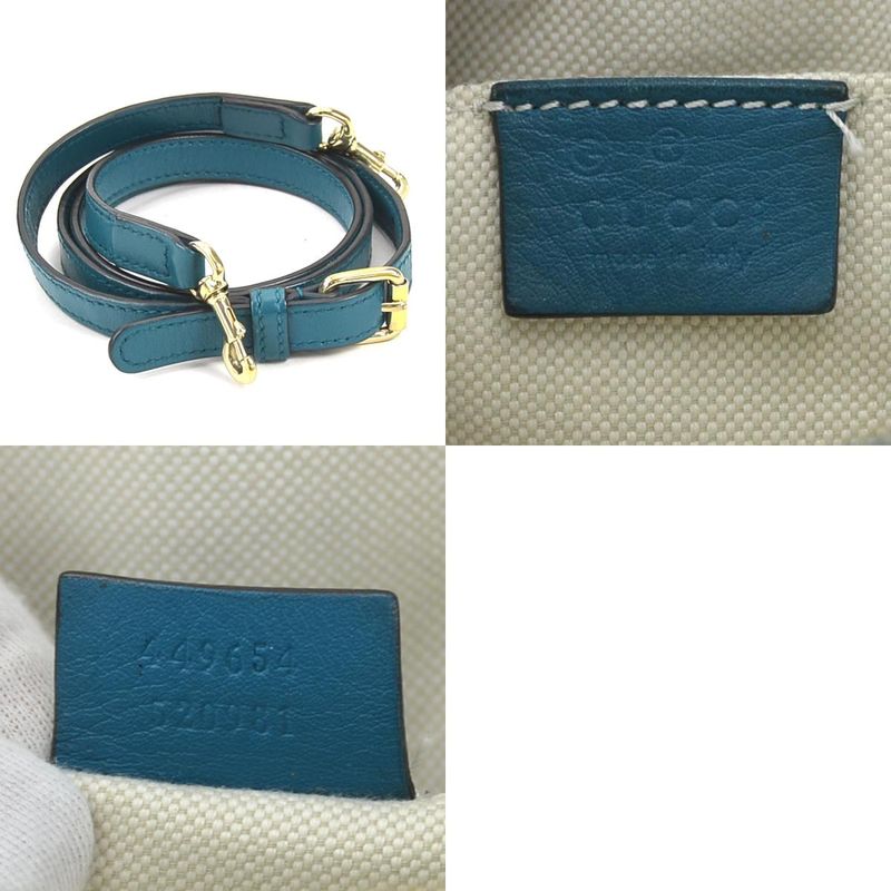 Gucci Crossbody Shoulder Bag Handbag Micro Guccissima 449654