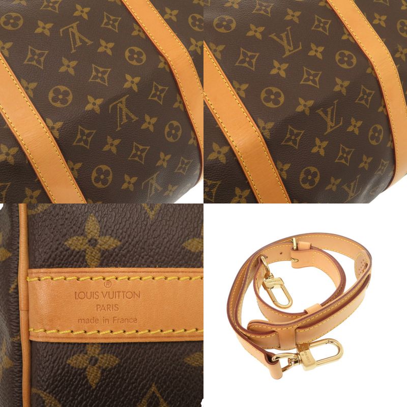 Louis Vuitton Keepall Bandoliere 60 Monogram M41412 Monogram Canvas Brown