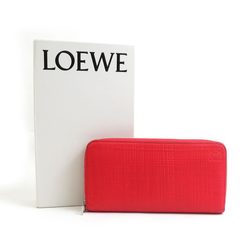 Loewe Round Zipper Long Wallet