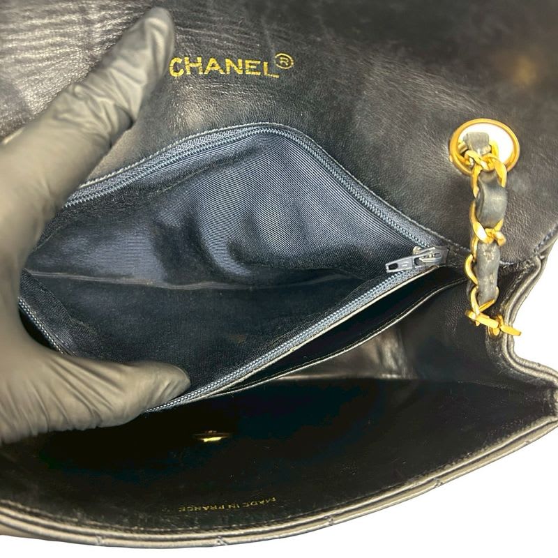 Chanel Chanel Vintage Quilted Coco Lambskin Leather Chain Shoulder Bag