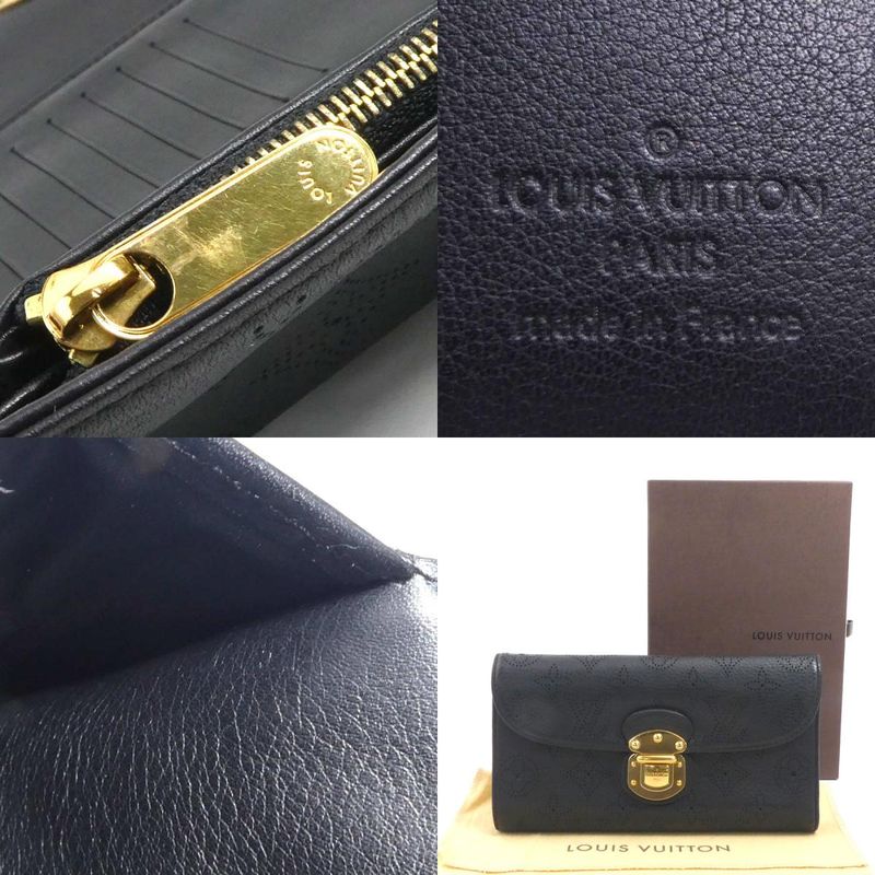 Louis Vuitton Long Fold Wallet Portefeuille Amelia M95549
