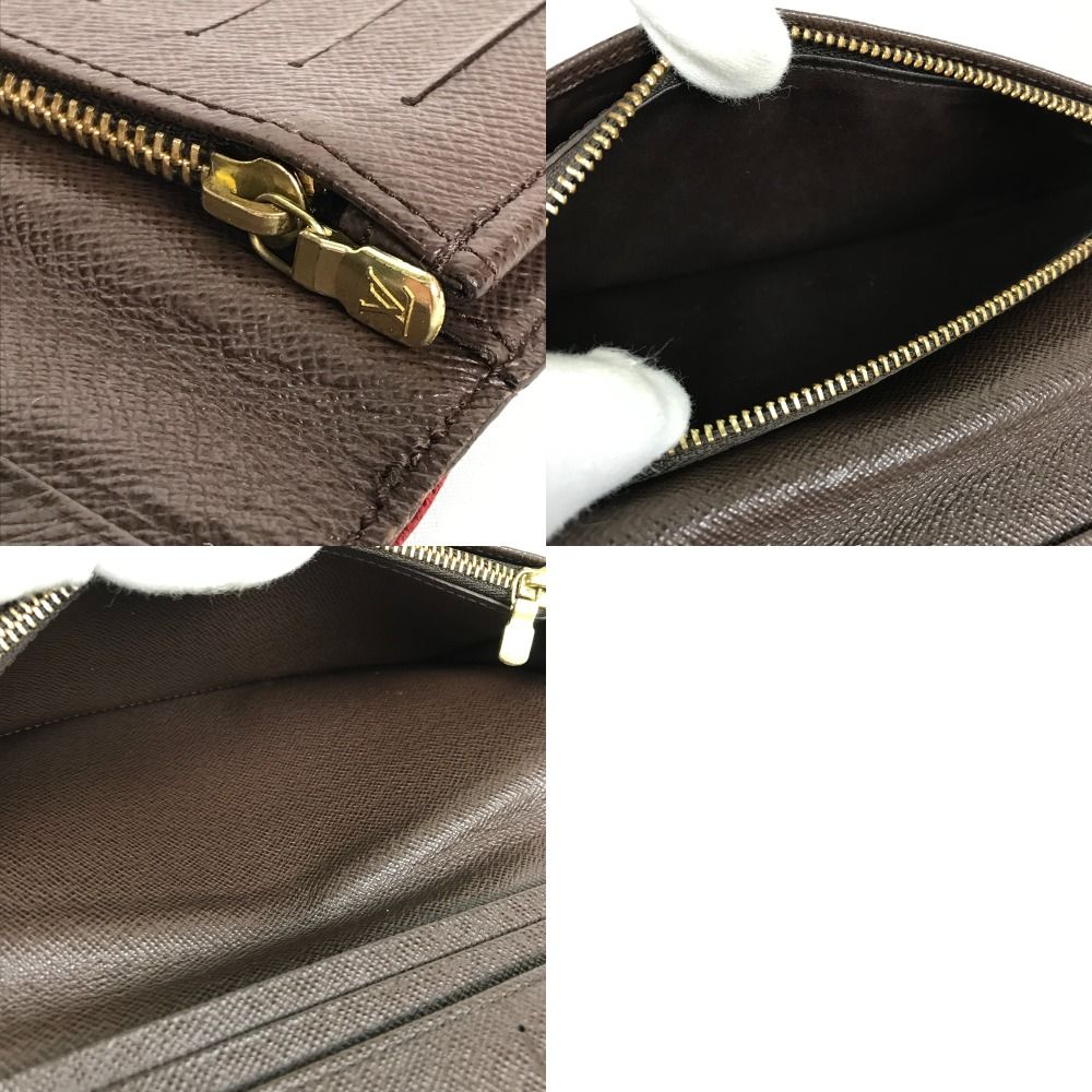 Louis Vuitton Damier Portefeuille/brother Bifold Long Wallet N60017 Brown