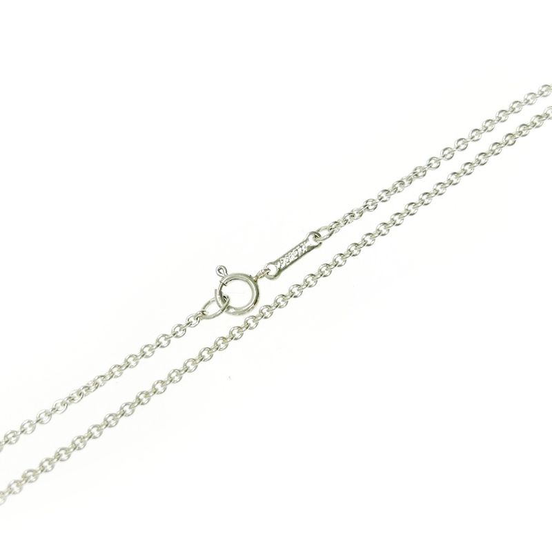 Tiffany & Co Silver Elsa Peretti Open Heart Necklace 4.8g Sterling Engraved