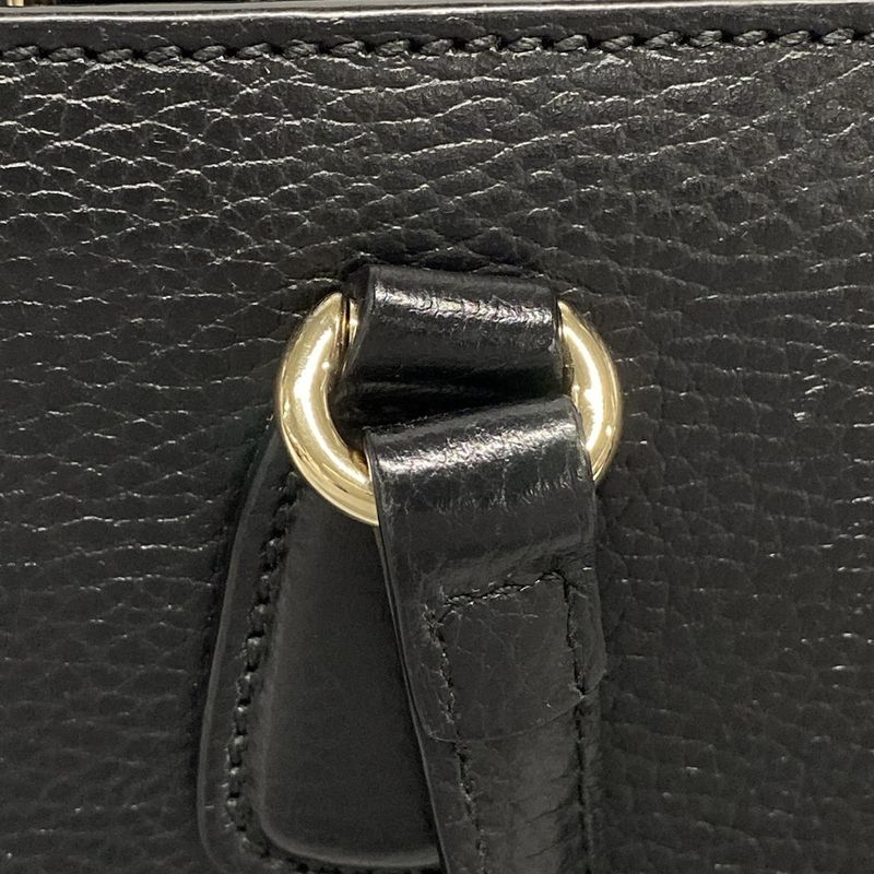 Gucci Handbag Soho 607722 Black Leather