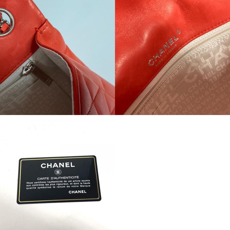 Chanel Shoulder Bag Matelasse 25 Matelasse 25 Lambskin Red