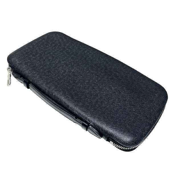 Louis Vuitton Taiga Organizer Athol M30652 Round Zipper Long Wallet For Men