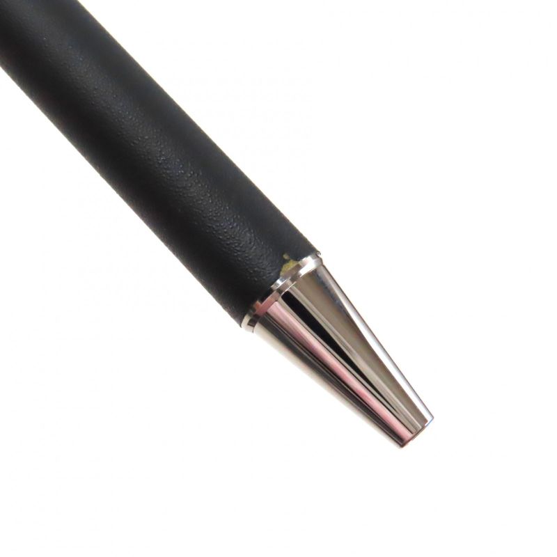 Cartier Santos Twist Ballpoint Pen Matte Black Silver With Box And Case Made