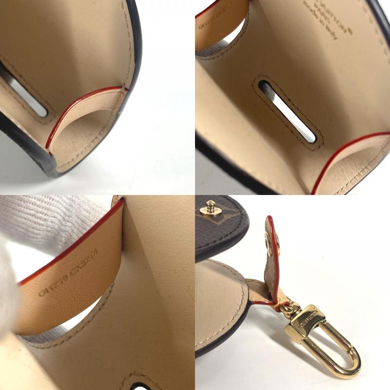 Louis Vuitton Key Holder Dog Bag Holder Gi1219 Monogram Canvas Brown