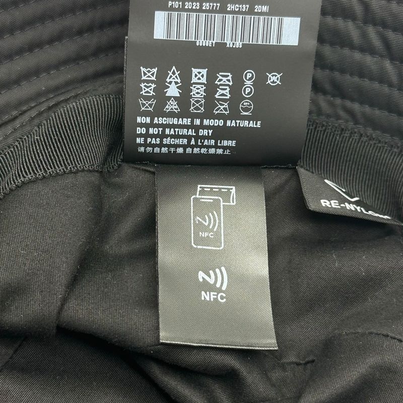 Prada 2023 "re-Nylon" Triangle Logo Bucket Hat Triangle Logo Re-Nylon Bucket