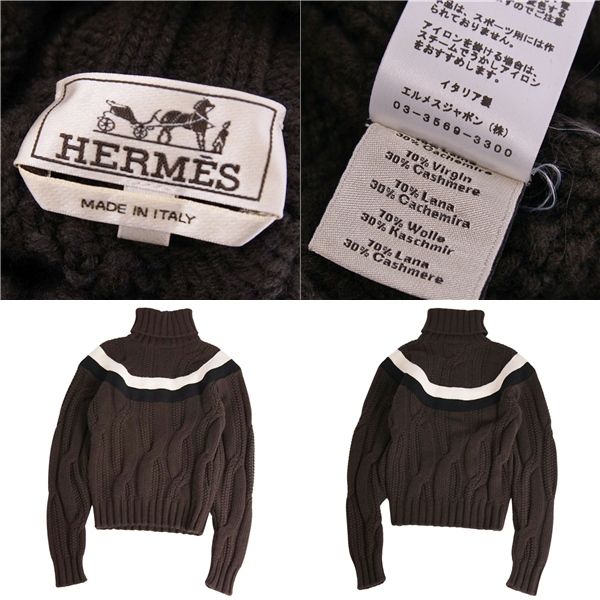 Hermes 22AW Runaway Wear Knit Sweater Tur