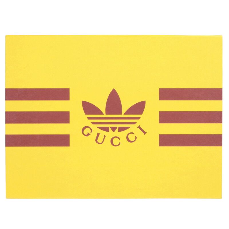 Gucci X Adidas 702427 Double Name Logo Leather Shoulder Bag Men's