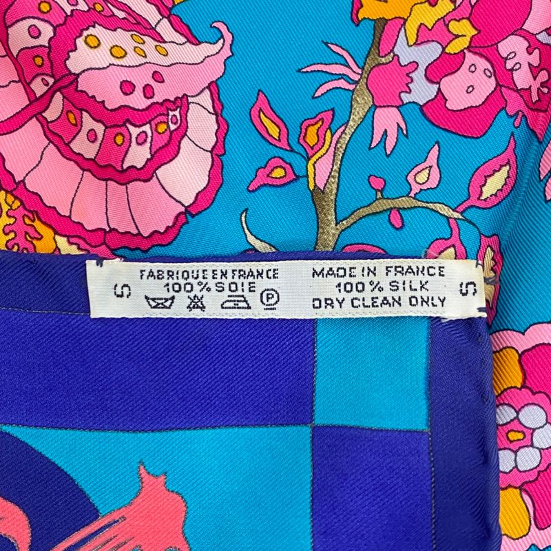 Hermes Carre 90 Scarf Large Silk Fantaisies Indiennes Dazzling India Multicolor
