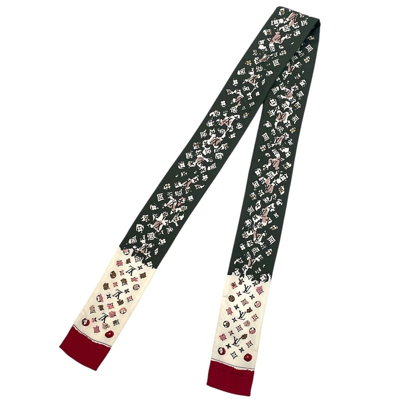Louis Vuitton Monogram Tulip Scarf Silk Multicolor
