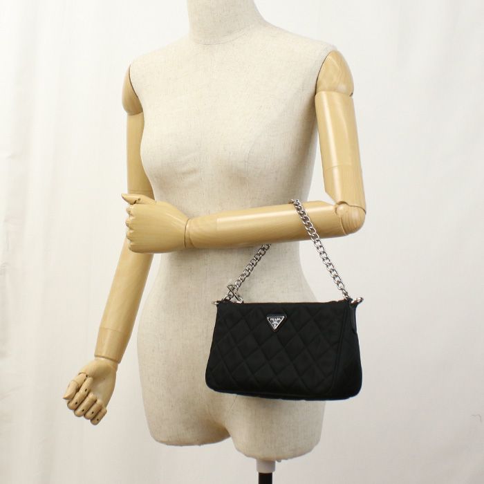 Prada 2WAY Shoulder Bag 1bh026 Shoulder Bag Nylon Leather Women