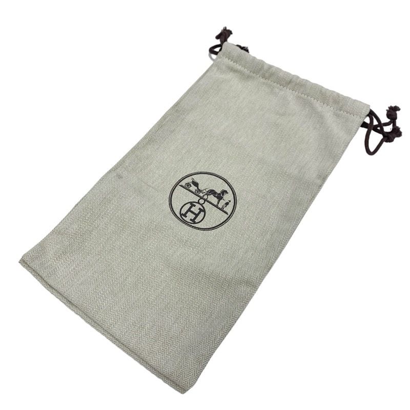 Hermes Transat Sandals Shoes Leather Silver Flat Sandals Kelly Hardware