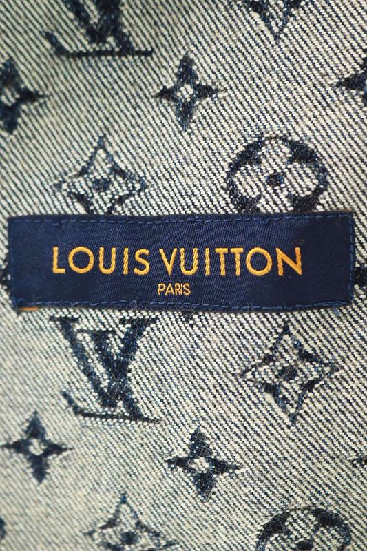 Louis Vuitton 20AW Rm202m UZC Hja10w Denim Jacket Men 50