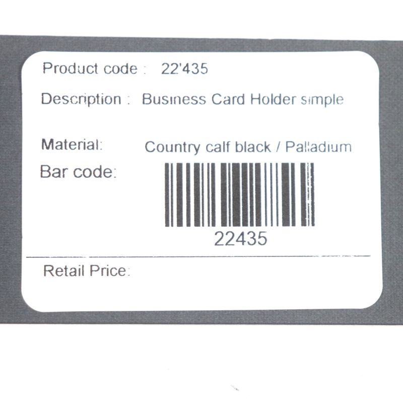 Bvlgari Leather Bifold Pass Case With Logo Plate Card Case Business Card